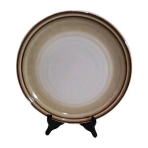 Noritake "Fanfare" stoneware 12-inch chop plate or round platter.